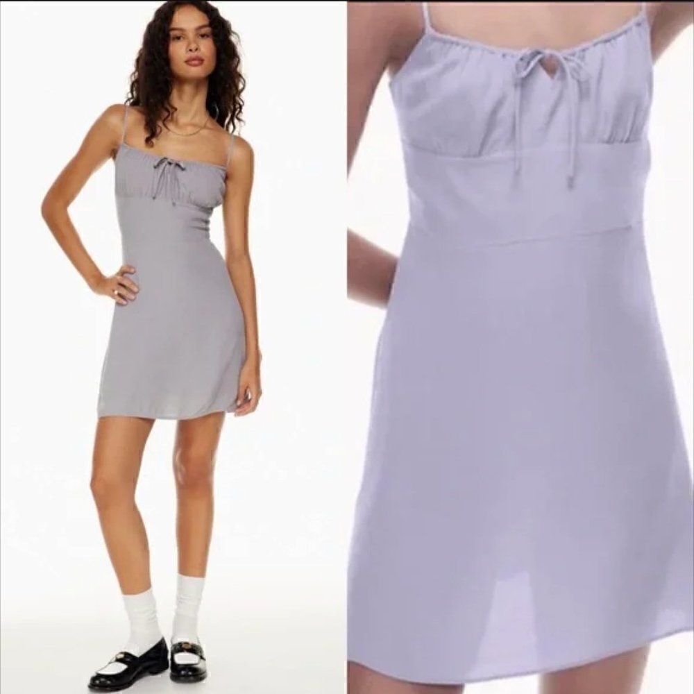 Aritzia Sunday Best Lilac Delilah Mini Dress Size Medium